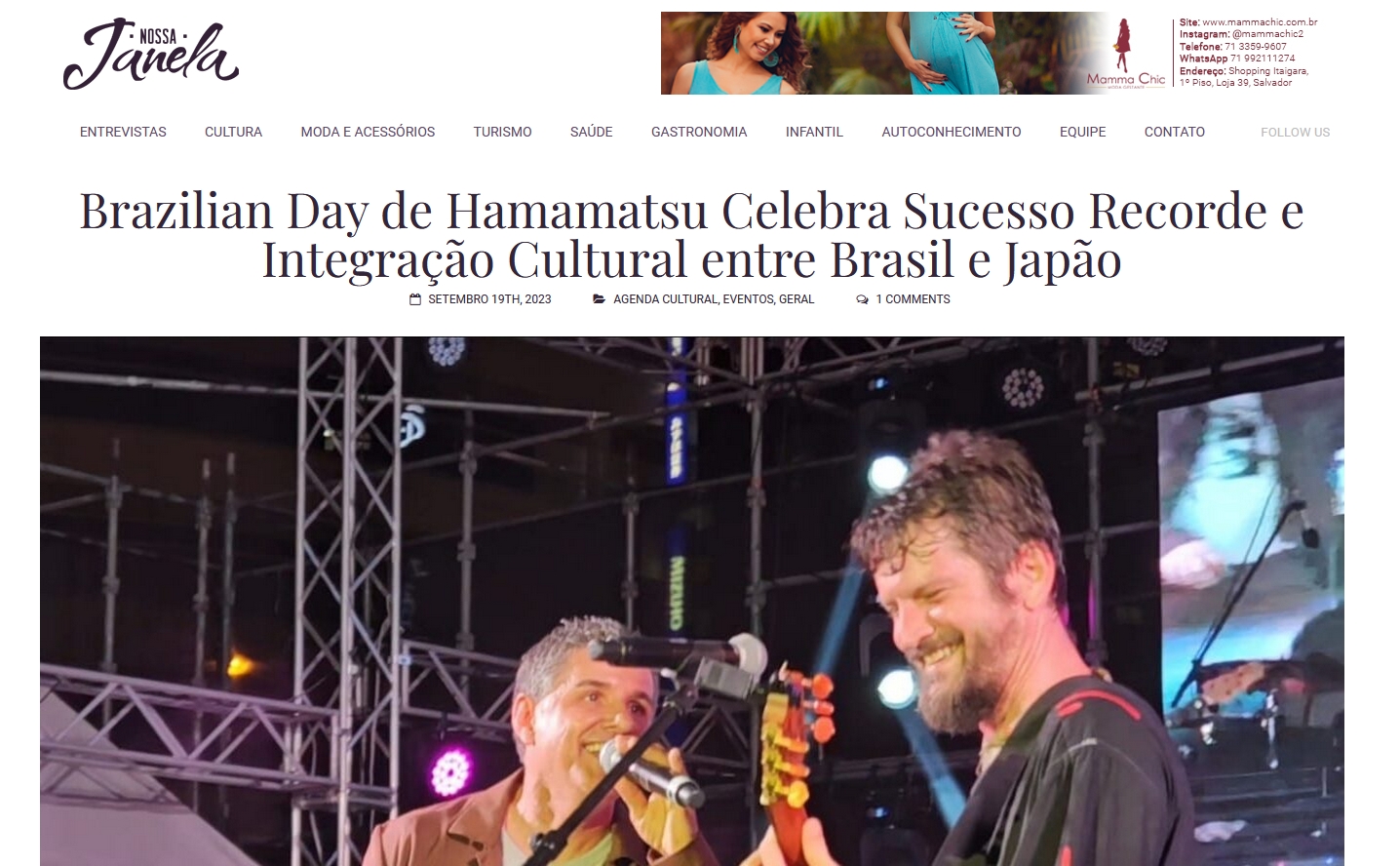 Brazilian Day de Hamamatsu Celebra Sucesso Recorde e Integração Cultural entre Brasil e Japão
